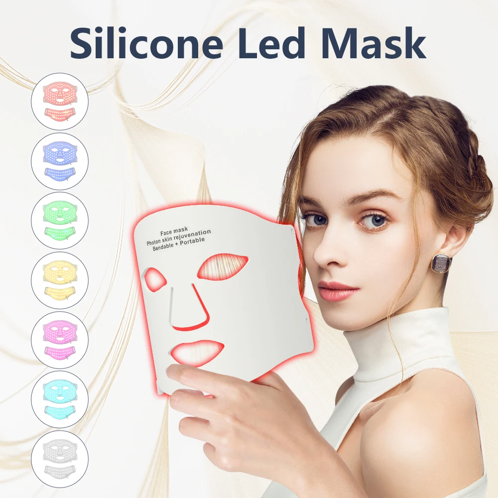Силиконовая маска для лица UBilli фототерапии и лечения акне гибкий мягкий продукт