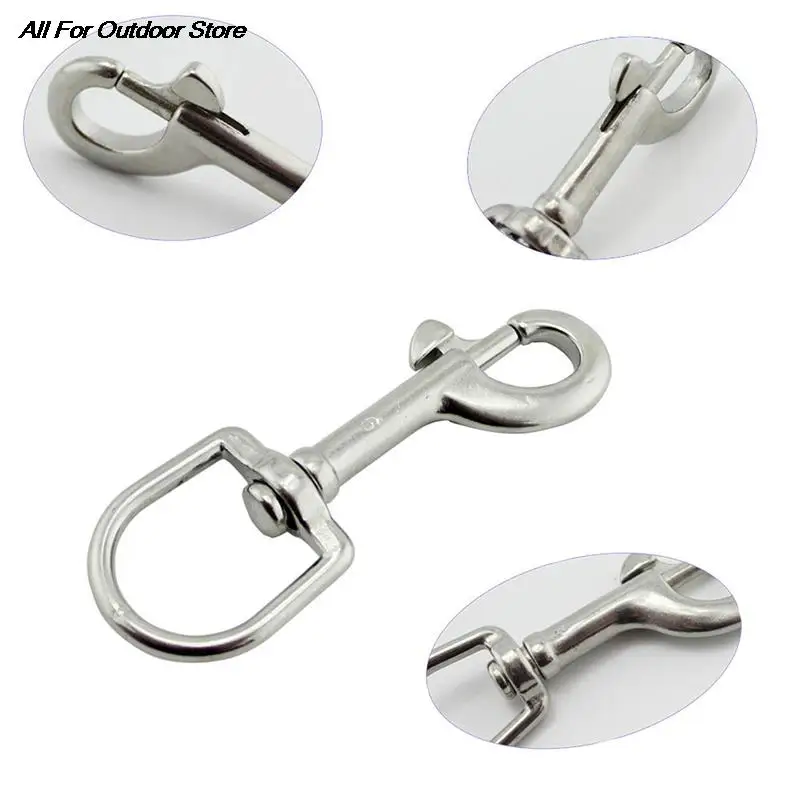 

Dive Bolt Snap Hook Single Ended Hook Buckle Stainless Steel Swivel Snap Hook Clip for Scuba Diving Part Tool Accessories