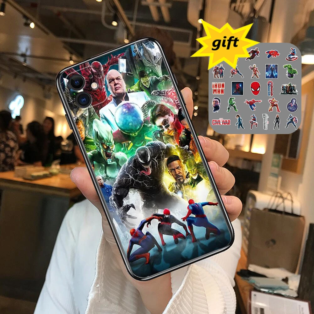 

Spider Man No Way Home Phone Case For Huawei p50 P40 p30 P20 10 9 8 Lite E Pro Plus Black Etui Coque Painting Hoesjes comics