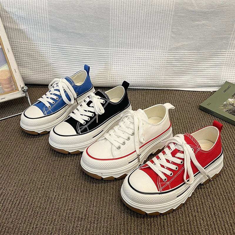 

Кроссовки женские универсальные Теннисные, повседневная обувь на платформе, с круглым носком, на танкетке, дышащие, лето 2023