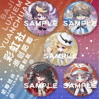 rainbow vtuber anime nijisanji new style cartoon razer badges figures lke luca mysta vox shu badge cute bag decor toys fans gift