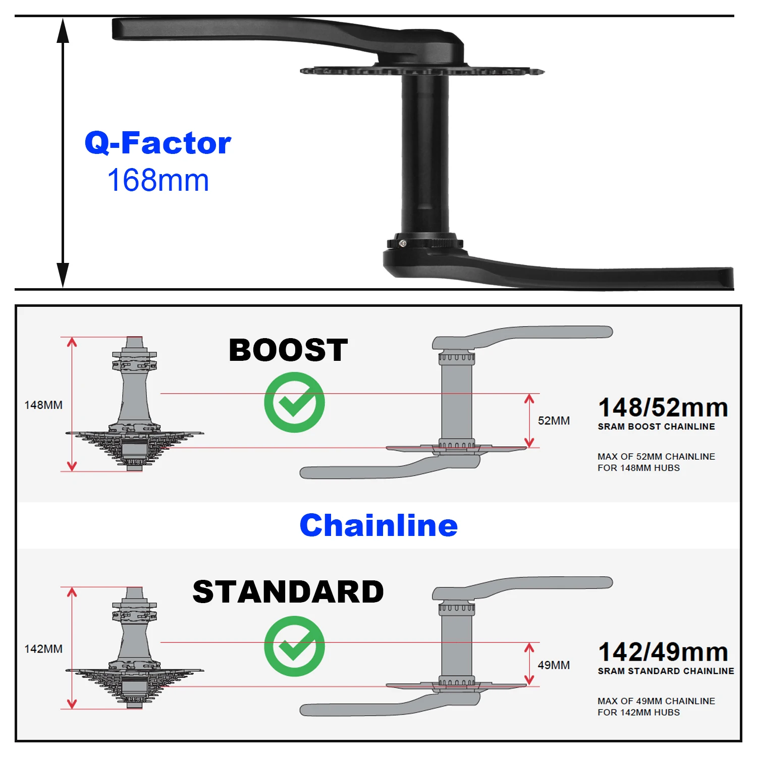 XTank кривошипная система MTB Кривошип горного велосипеда Arm 170 мм 175 Boost Система 6 3