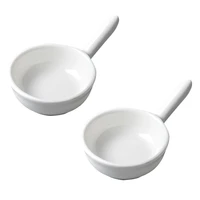 2pcs porcelain sauce dishes ceramic condiment dishes small plates home tableware