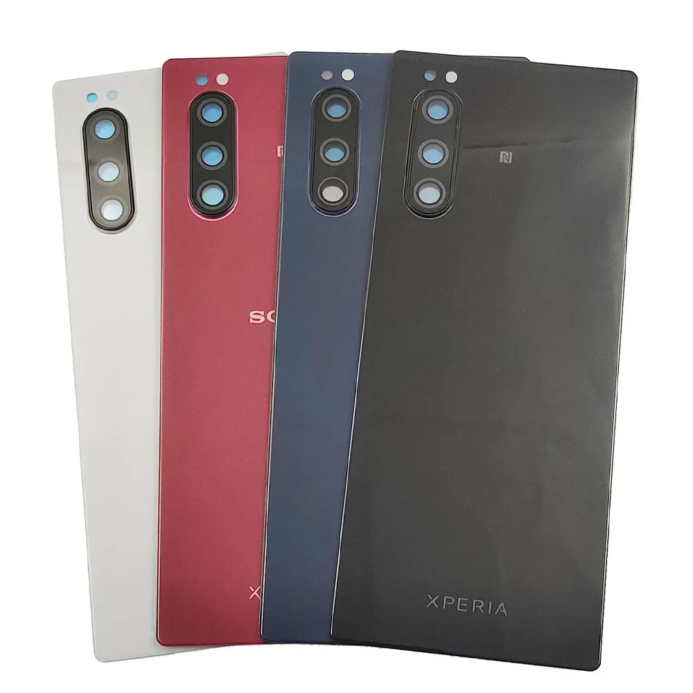 Оригинальное стекло для Sony Xperia 5 J8210 J8270 J9210 задняя крышка батарейного отсека