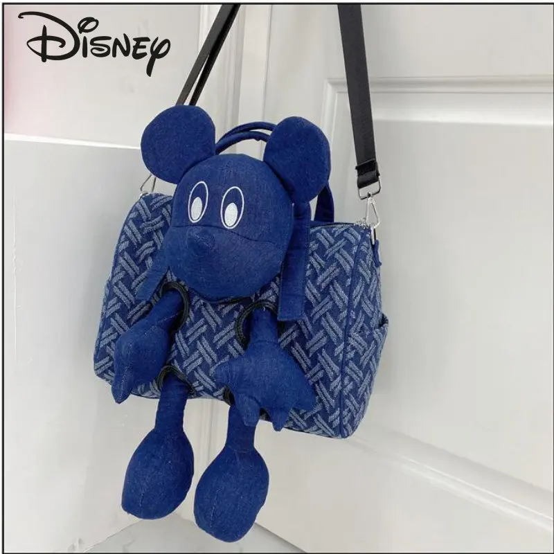Disney Mickey New Doll Handbag Fashion High Quality Women's Crossbody Bag Popular Casual Versatile Unisex Cool Shoulder Bag