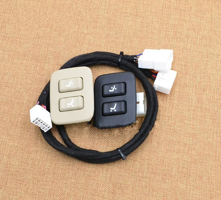 QDAEROHIVE новый бренд бежевый черный переключатель регулировки сиденья для Toyota Crown