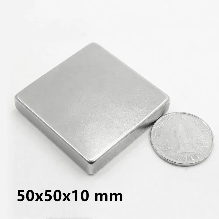

1/2/3/5PCS 50x50x10 Big Thick Quadrate Permanent Magnets 50*50 mm Neodymium Magnet N35 50x50x10mm Strong Magnetic 50*50*10 mm