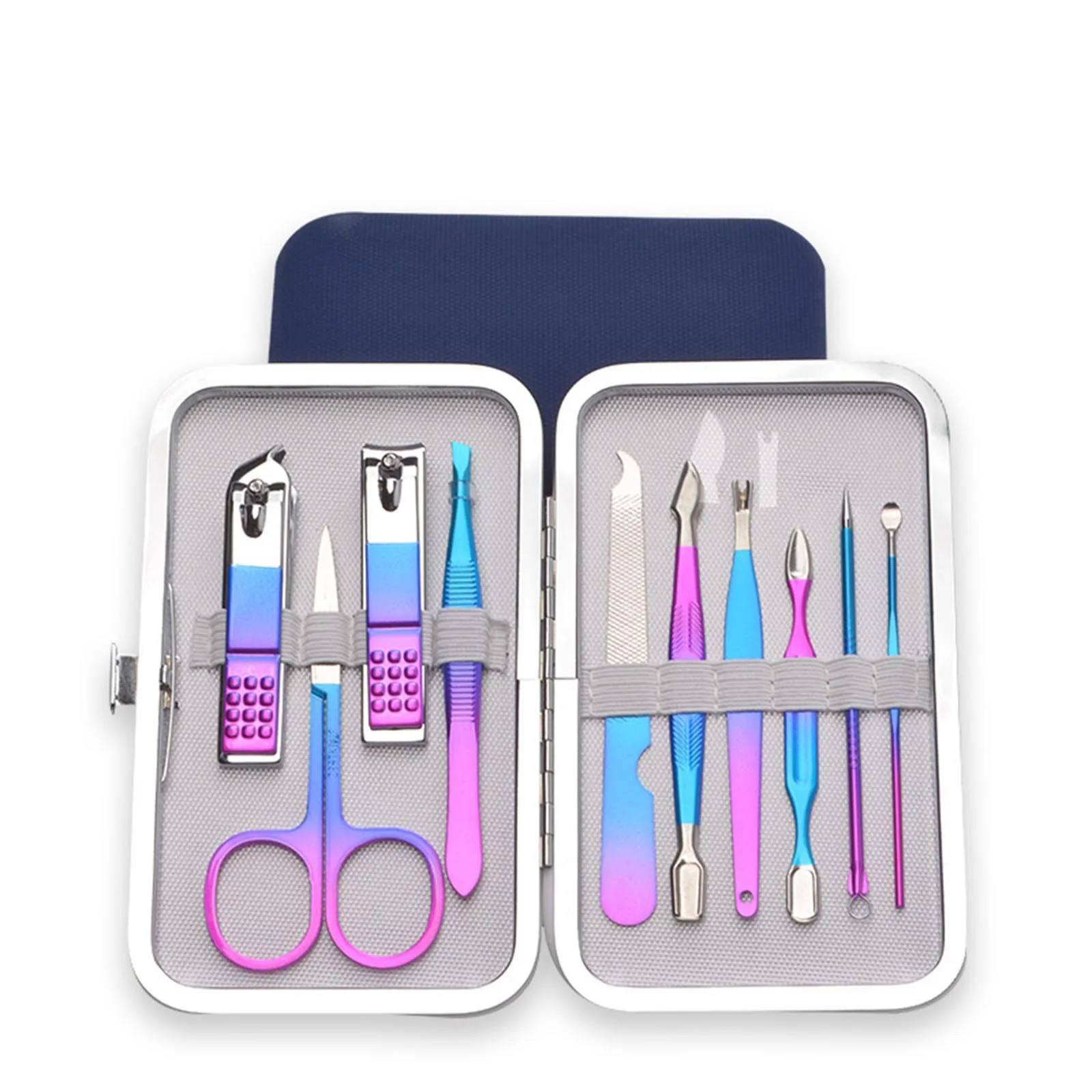 

Manicure Pedicure Set Stainless Steel Manicure Kit Nail Travel Nail Tool