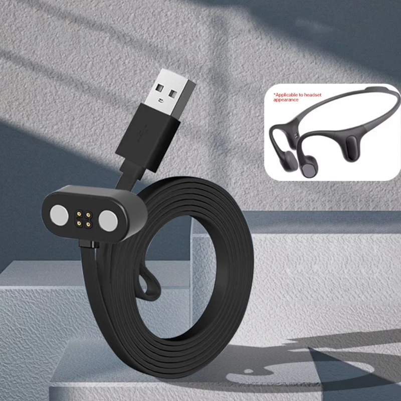 Безопасный магнитный зарядный кабель для наушников Mojawa RunPlus провод 14 96 дюйма