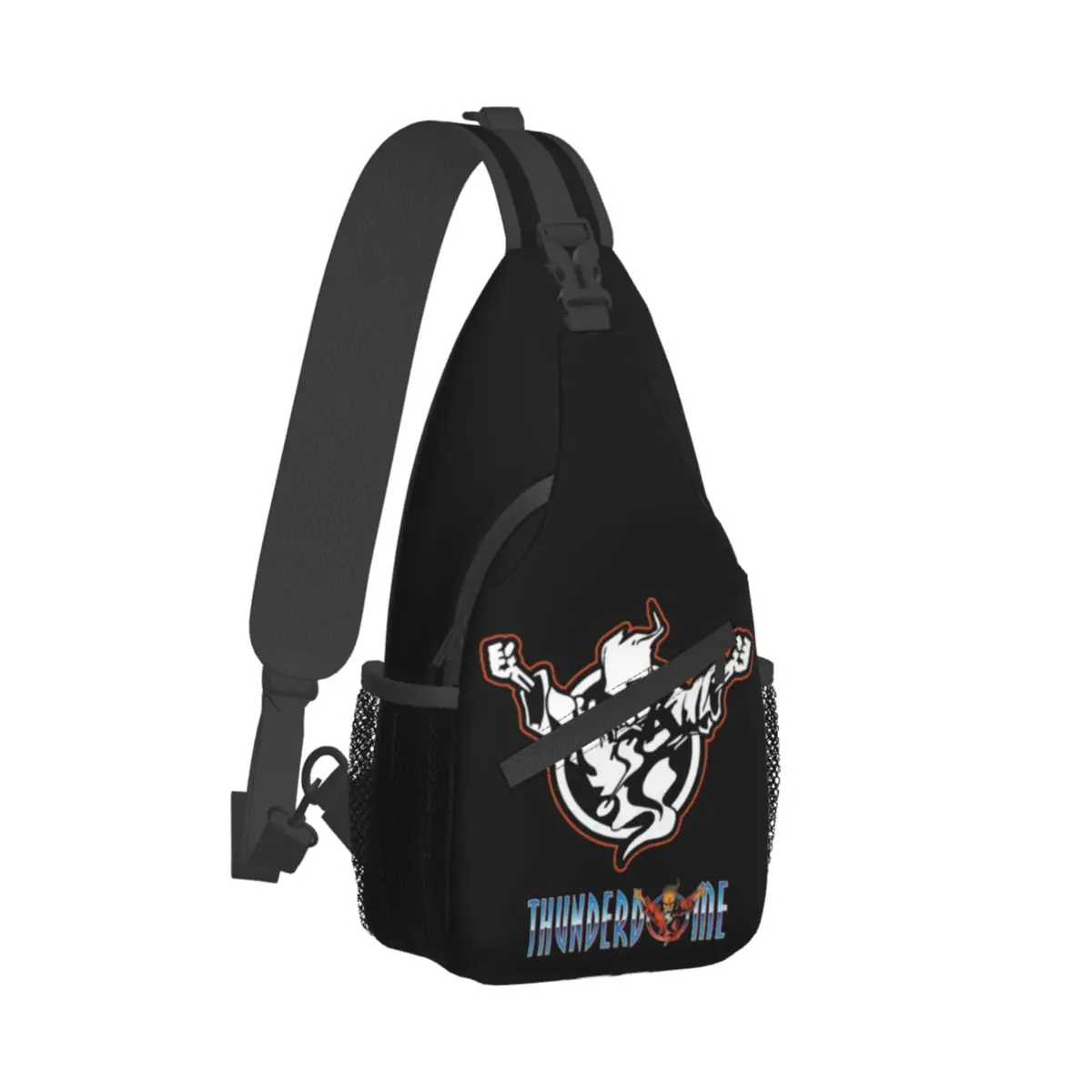 

Thunderdome Logo Crossbody Sling Bags Chest Bag Hardcore Wizard Shoulder Backpack Daypack for Hiking Outdoor Camping Pack