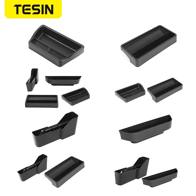 

TESIN Stowing Tidying Car Central Console Dashboard Gear Side Storage Box Organizer For Jeep Wrangler TJ 1997-2006 Accessories