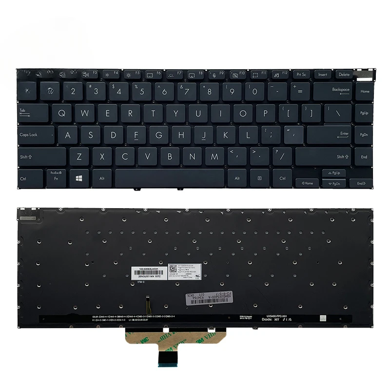 Фото Клавиатура для ноутбука HC США ASUS Zenbook 14X UX5400ZB UX5400ZF UX5400E UX5400EA UX5400EAG UX5400EG UX5401Z UX5401E UM5401 UM5401QA №1