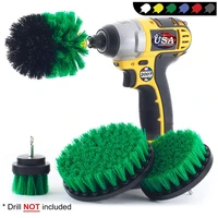 23 545inch brush attachment set power scrubber drill brush polisher bathroom cleaning kit kitchen cleaning tools 4pcs