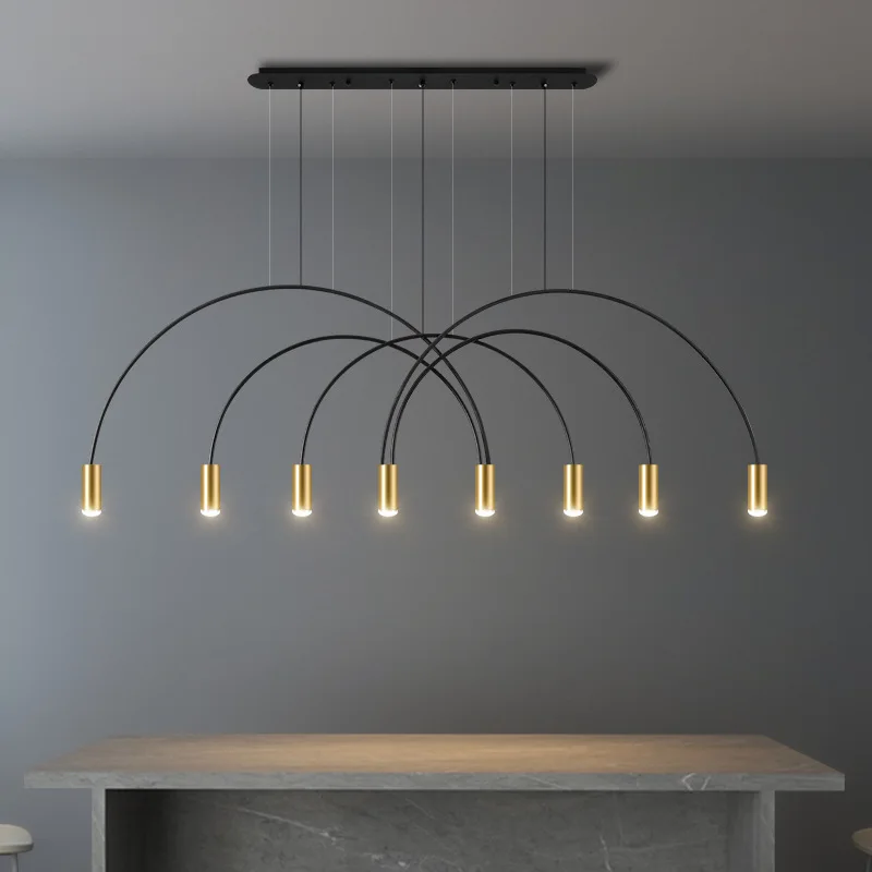 

Nordic Simple led chandelier For Villa Ofiice Living Bedroom Dining Room New Home Indoor Lighting Decorate Ceiling Pendant Light