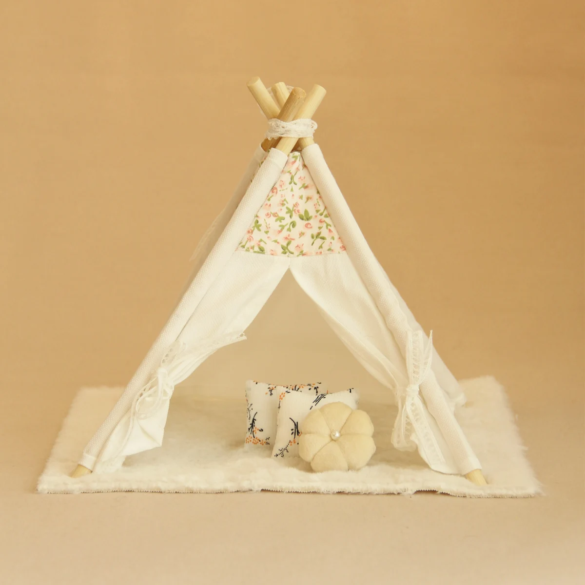 

Миниатюрный тканевый tipi для кукольного дома Bjd Ob11