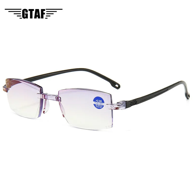 

2021 ульсветильник очки для чтения без оправы для женщин и мужчин, очки для чтения с защитой от синего света для компьютера, очки для дальнозор...