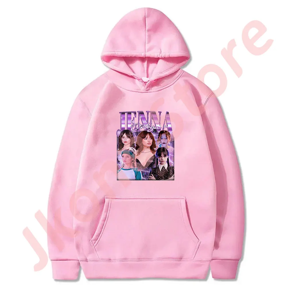 Jenna Ortega винтажные толстовки 90-х годов новые пуловеры с логотипом косплей женские