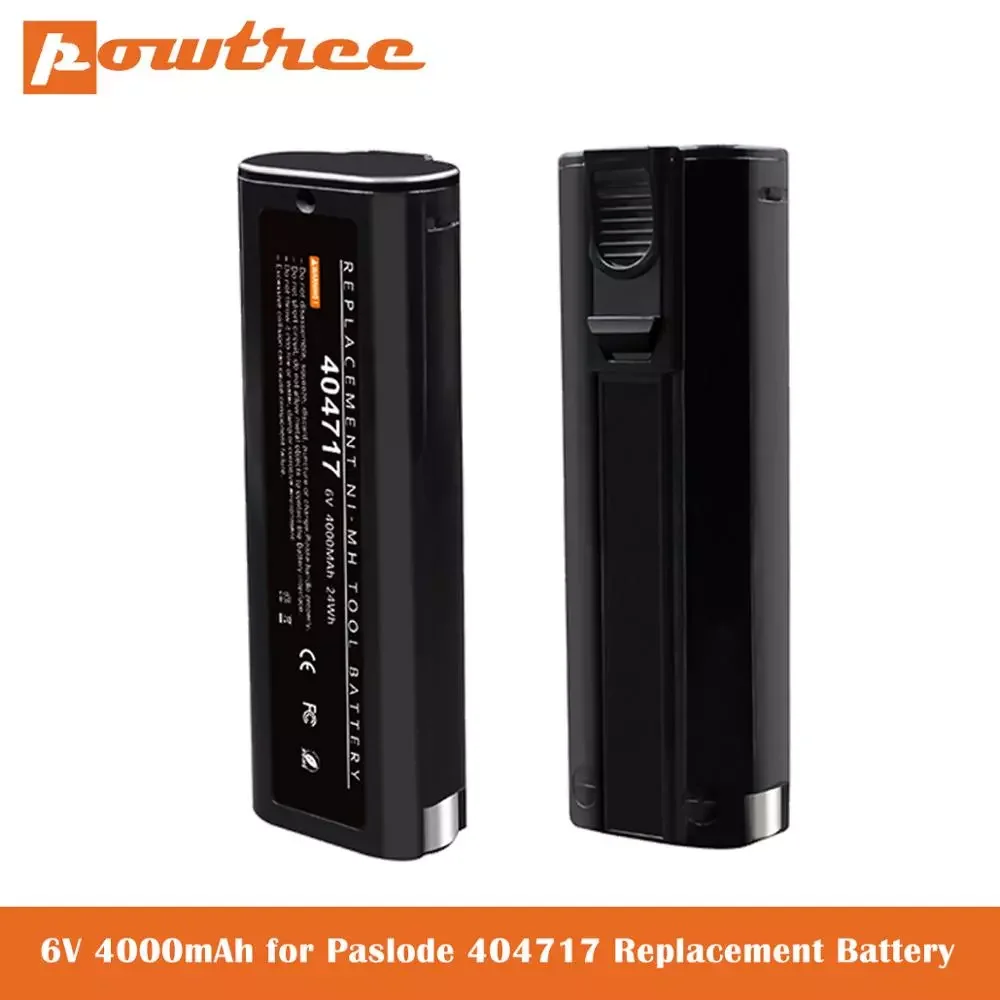 

for Paslode Battery Ni-MH 4000mAh 6V Replacement Battery for 900420 900600 902000 B20544E BCPAS-404717 404400 405176 IM35