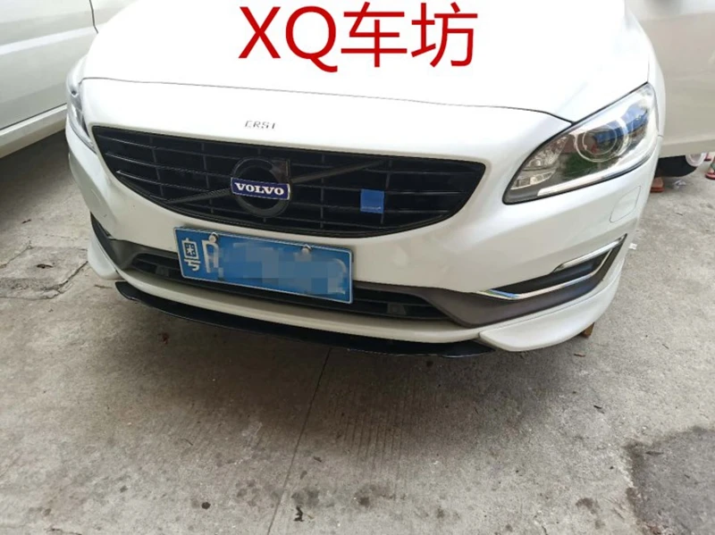 Стайлинг автомобиля Неокрашенный АБС-пластик передний бампер губа багажник