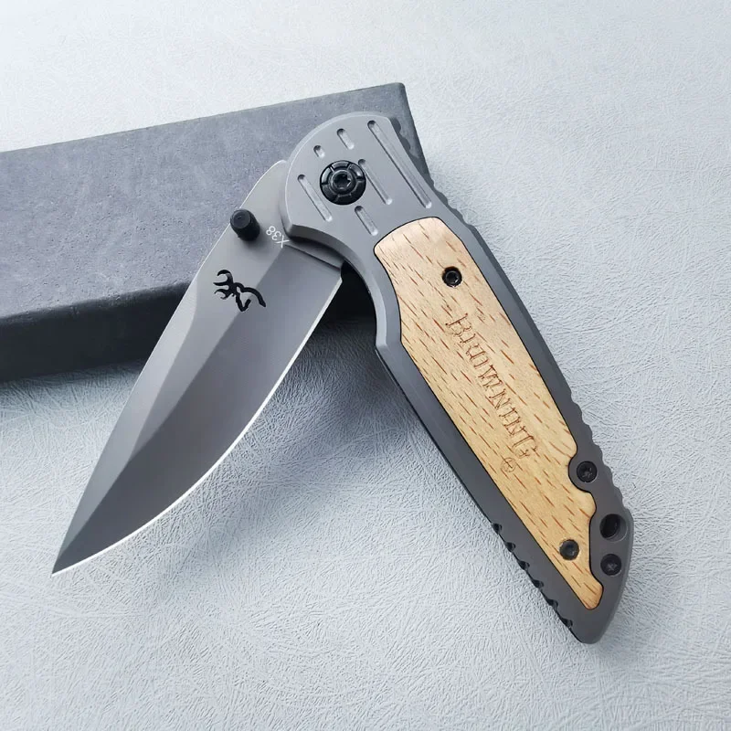 Стальной складной нож для кемпинга на открытом воздухе мужчин портативный