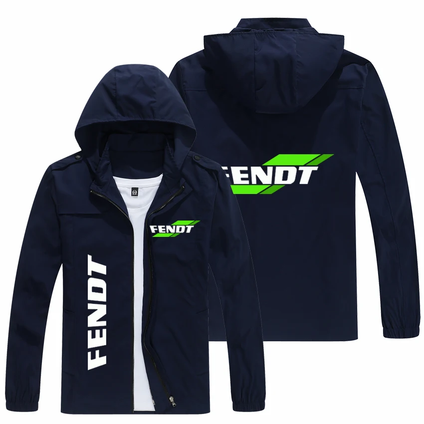 

2022 spring and autumn men's FENDT logo Hooded Jacket popular print casual fashion loose rider jacket men's street Basebal