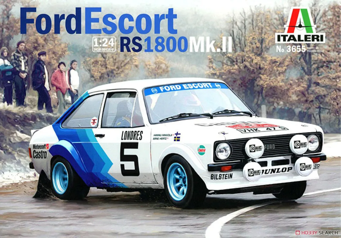 Italeri 1:24 FORD ESCORT RS1800 Mk.II 3655 Сборная модель автомобиля Ограниченная серия статическая сборка набор моделей игрушки подарок