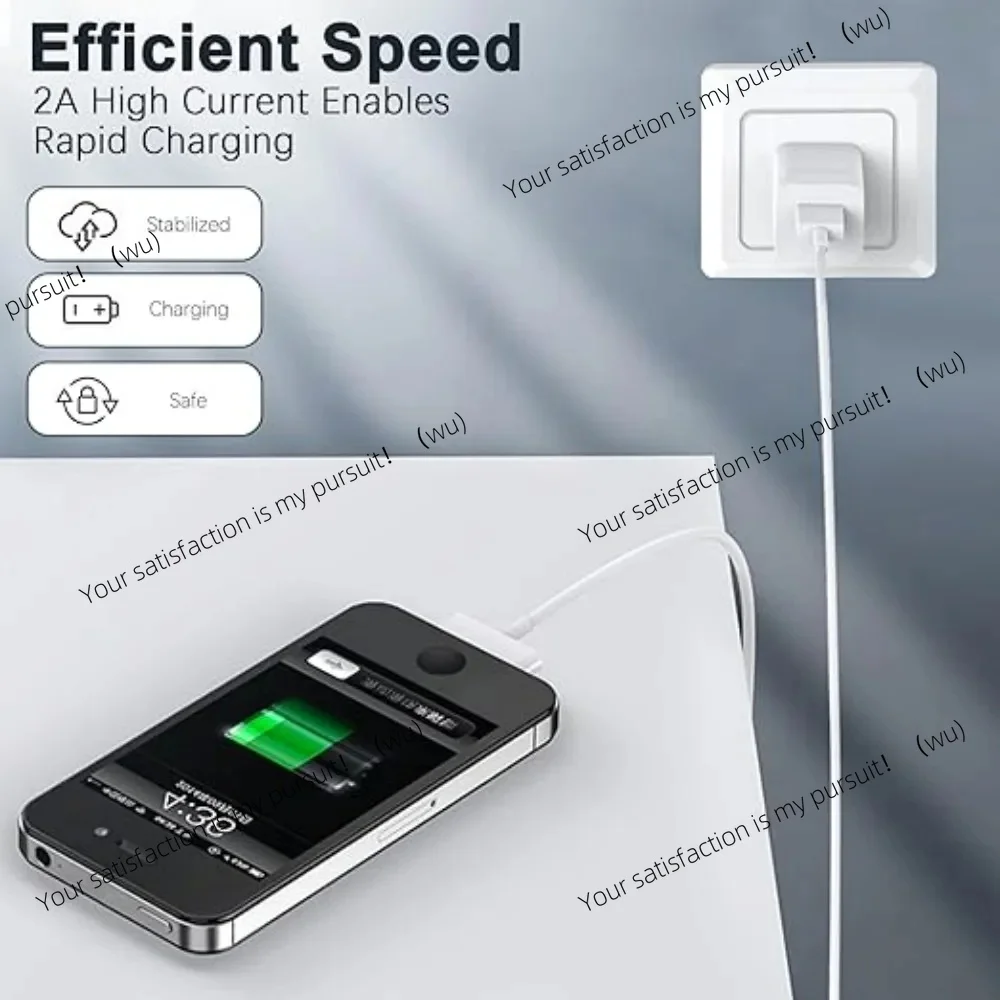 Фото 30-контактный USB-кабель для зарядного устройства для IPhone 4 4s 3G 3GS IPad 1 2 3 IPod Адаптер Аксессуары Nano Touch Charging Data Cable USB-зарядное устройство №3
