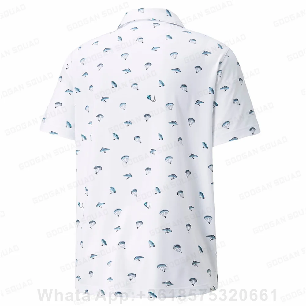 2023 New Summer Men Polo Shirt Casual Fashion Short Sleeve Quick Dry Fishing Golf T-Shirt Tops F1 Racing Clothing Plus Size
