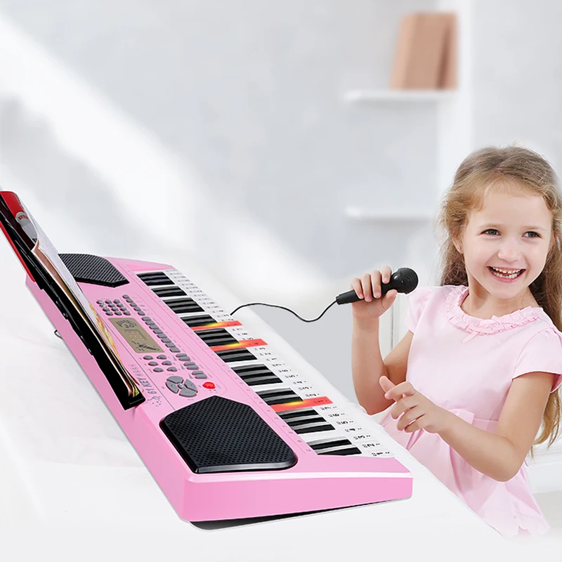 

61 Key Keyboard Electronic Organ Kids Learning Electronic Piano Musical Keyboard Teclados Musicales Consumer Electronics WK50EP