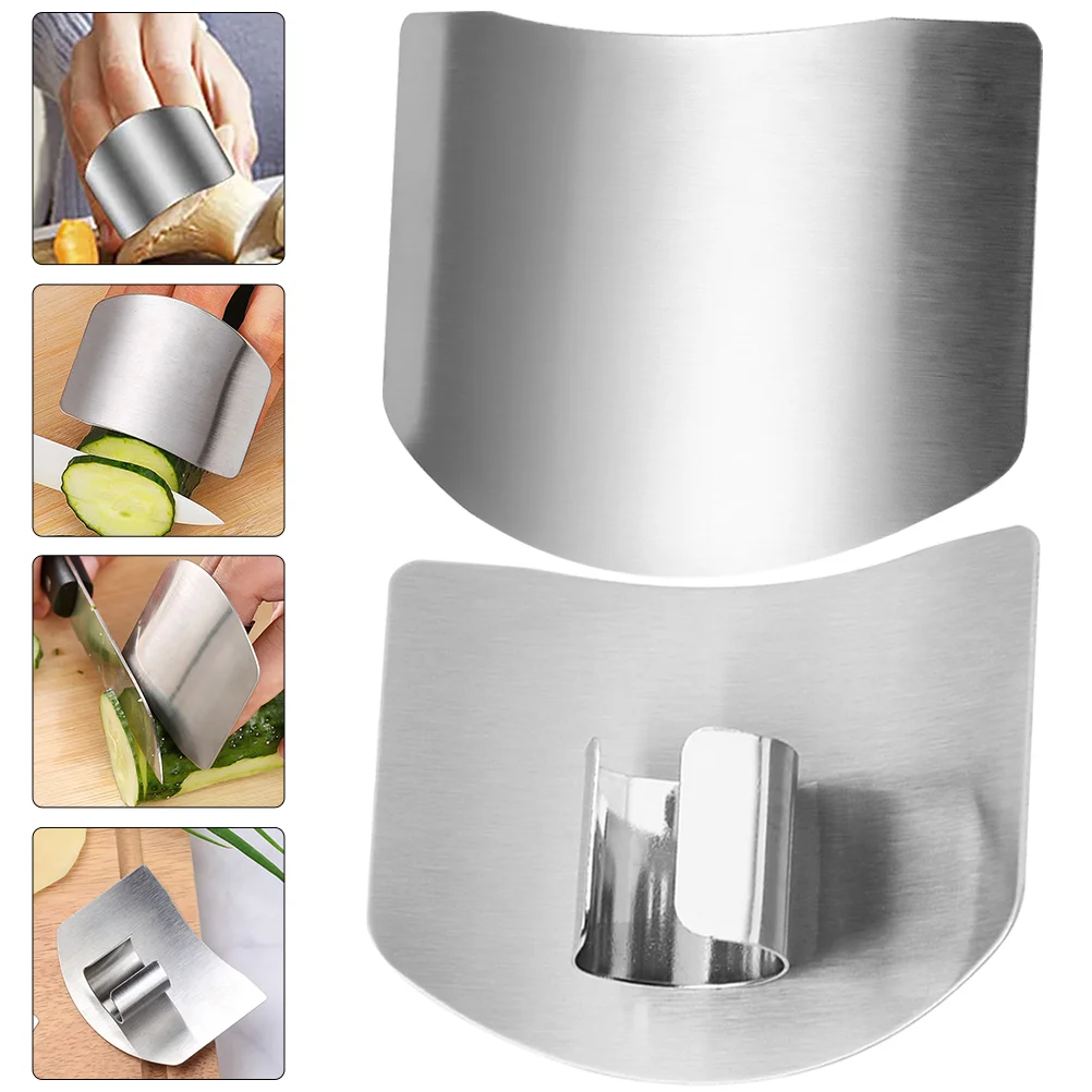 

Finger Protector Stainless Steel Guards The Shield Accessory Kitchencutting Hand Chopping Dicing Protectors