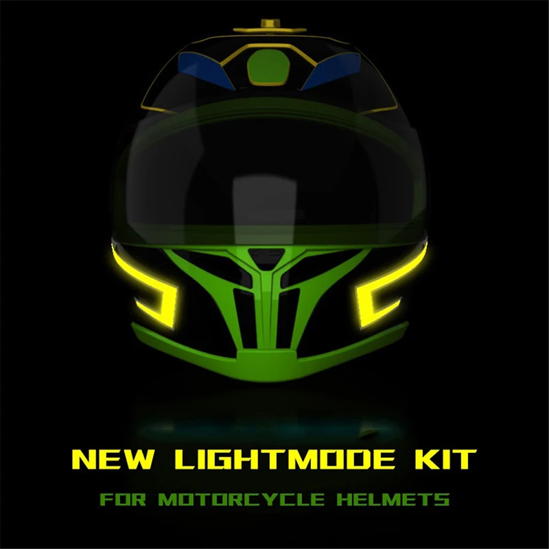 

Motorcycle Helmet Light Strip Decorative Lamp Fluorescent helmet EL Decorative Bar Led Riding Warning Signal Light Strip DIY