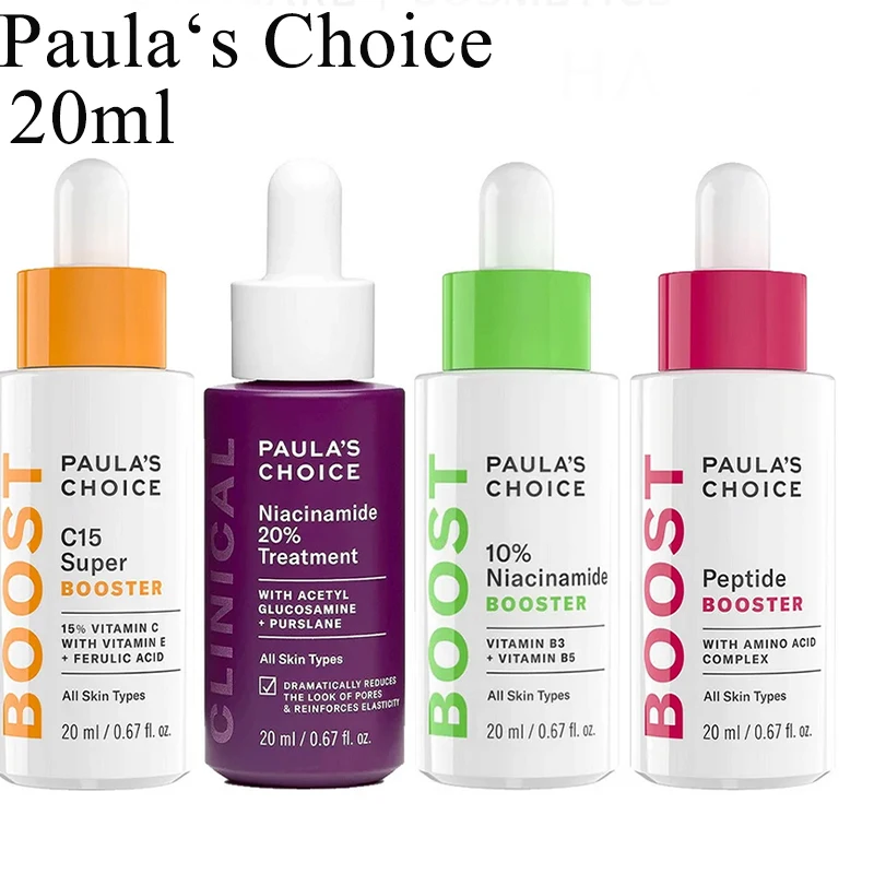 

Paula‘s Choice 10% Niacinamide Peptide Booster BOOST C15 Complex Repairs Multiple Signs Of Aging For All Skin Types 20ML