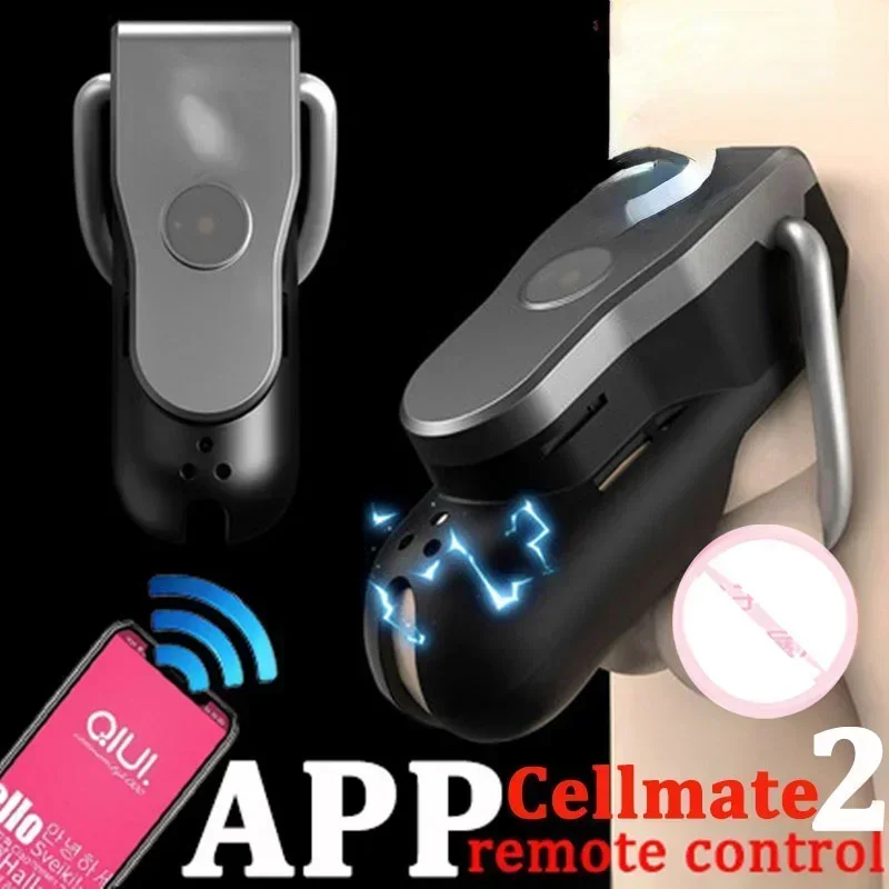 Модернизированная клетка для пениса Cellmate 2 приложение с дистанционным