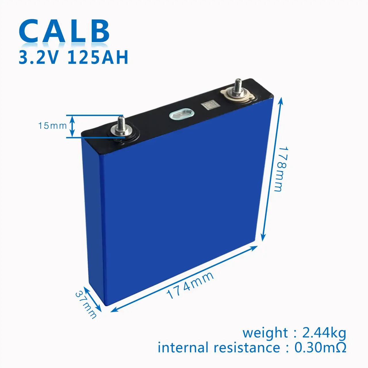 

CALB 8pcs 125AH LiFePO4 Grade A Best Price 3.2V 125AH power bank for solar panel energy storage power bank batteries system