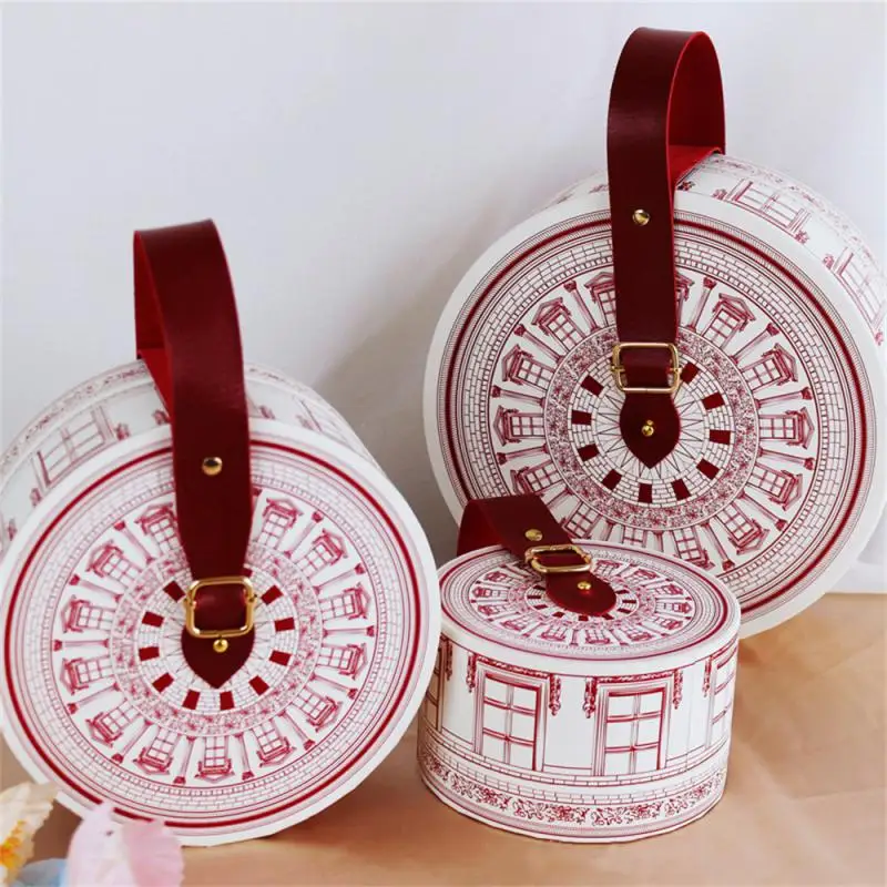 

25cm/13cm/20cm Happy New Year Gift Box China Wind Folding Exquisite DIY Gift Bag Wedding Birthday Party Gift Box Personal Gifts