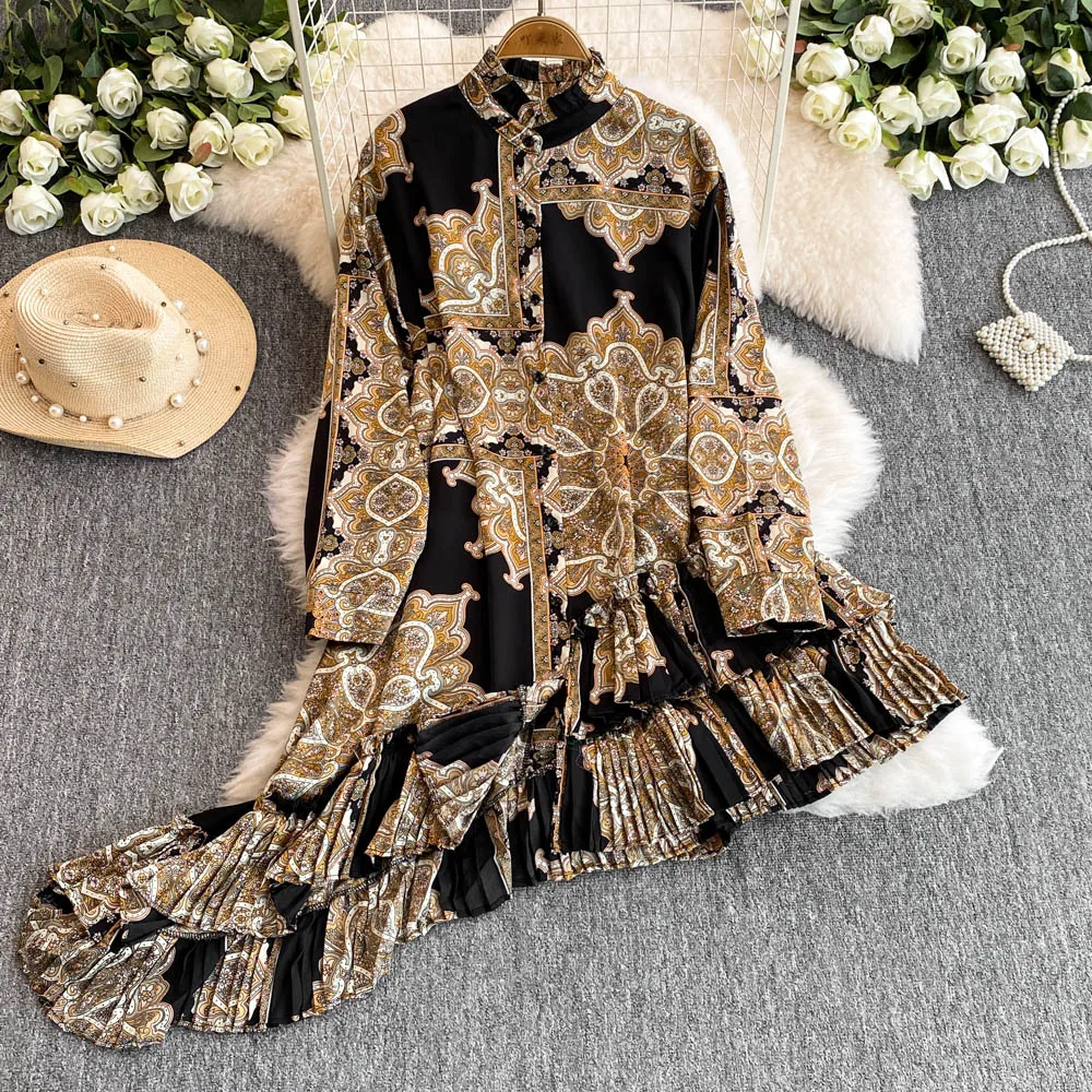 Женская Асимметричная рубашка элегантная повседневная Свободная в европейском