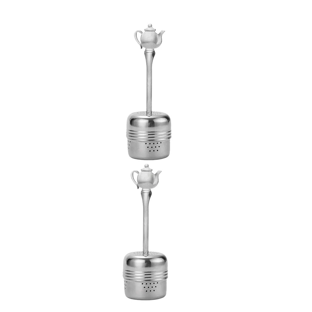 

2Pcs Creative Tea Infuser Tea Practical Tea Filter Stainless Steel Tea Infuser
