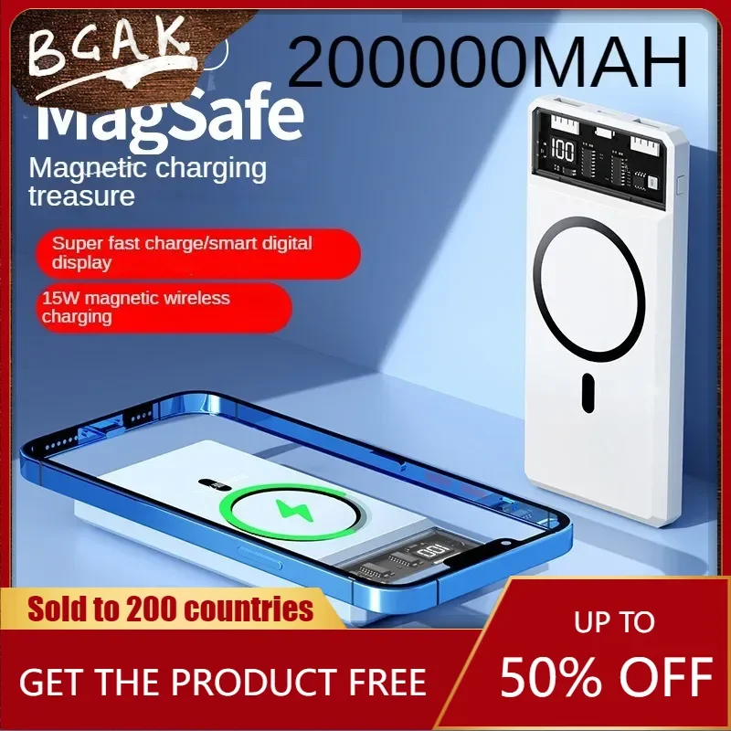 Горячий новый стиль BCAK 20000MAH 10000MAH Новый панк-стиль Беспроводная быстрая зарядка