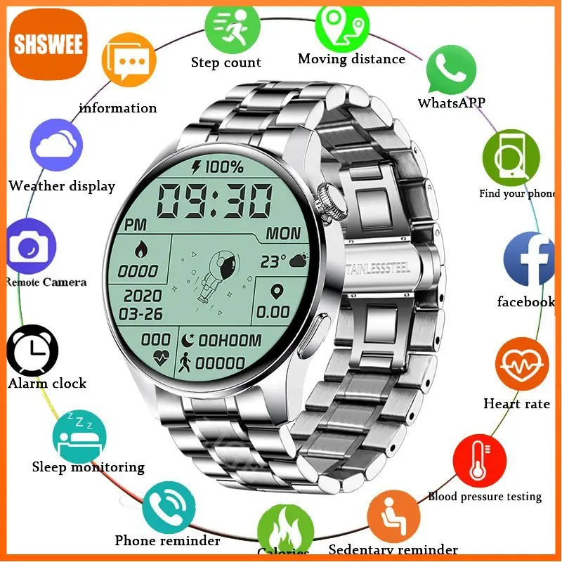 

For Phone Xiaomi Huawei Android Apple IOS Reloj Inteligente Smart Watch Men Android Bluetooth Call Smartwatch Waterproof