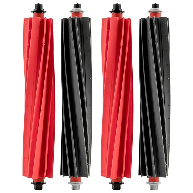 Roller Brushes For Roborock S8 Maxv Ultra/ Max Q Revo Master Robot Vacuum Dual Rubber Brush Replacement Parts