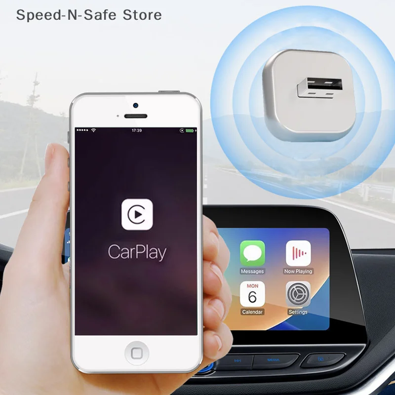 2 в 1 проводной и беспроводной адаптер Carplay для Ndroid автоматическая передача экрана