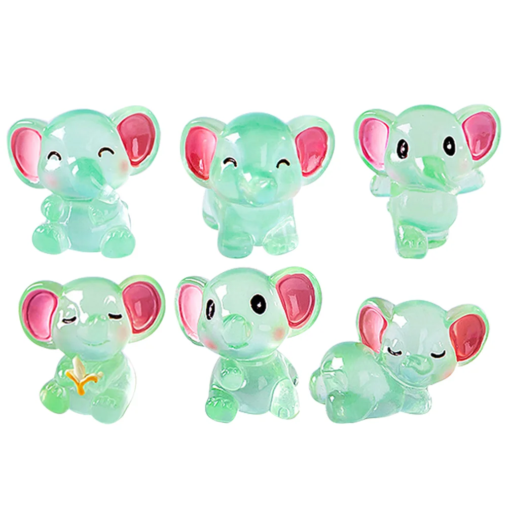 

Статуэтка в виде животных, миниатюрные фигурки, Настольная статуэтка в виде слона из смолы, Настольная Статуэтка