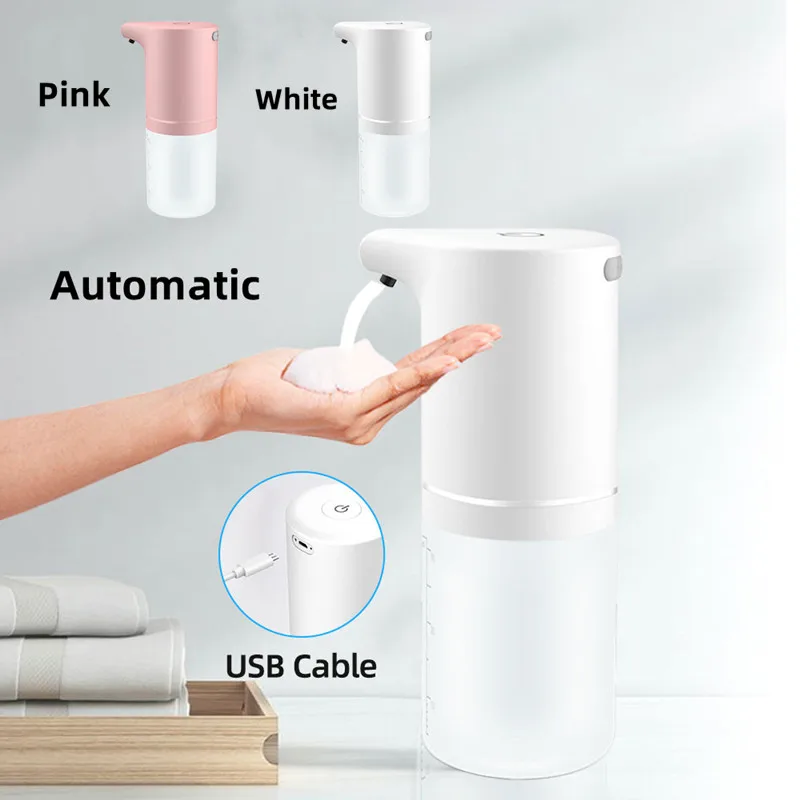 

Touchless Automatic Sensor Soap Dispenser Foam Liquid Sensor USB Charging Smart Infrared Sensor Liquid Soap Dispenser