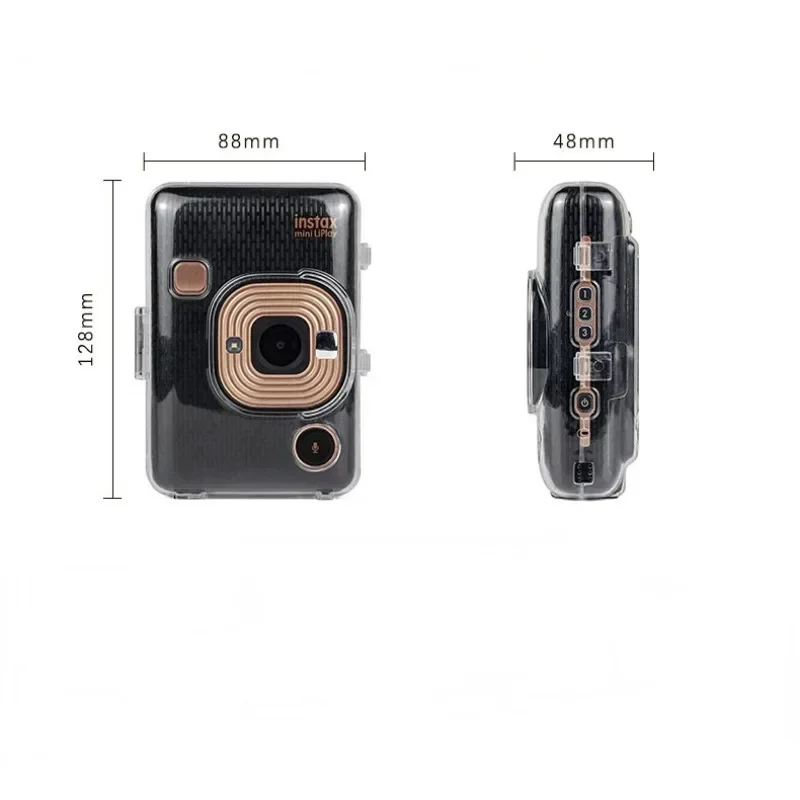 Прозрачный кристаллический защитный чехол из ПВХ для чехла камеры Fujifilm Mini Liplay J60A