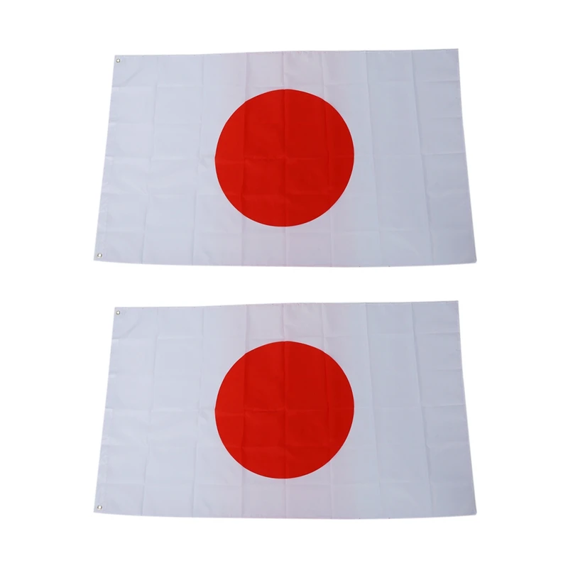 

2X Japan Flag 5Ft X 3Ft