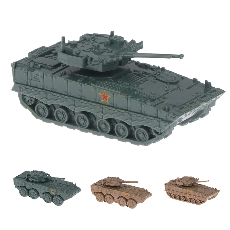 

1/4 шт. мини 1/144 Китай 09 танк-амфибия пехота боевой автомобиль Готовая модель 04A боевой танк пластиковые детские игрушки