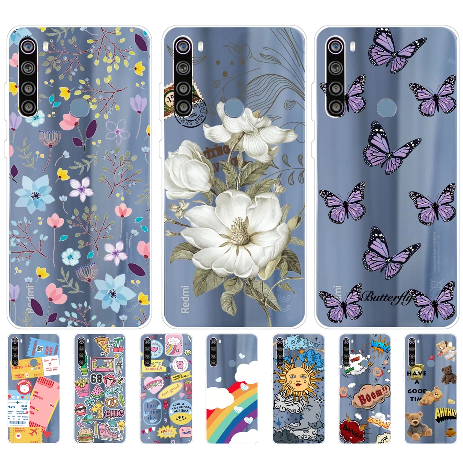 

Case For Xiaomi Redmi Note 8T Note8T 8 T Case Funny Sun Moon Clear Soft TPU Back Phone Funda Coque Bumper Protector Cover Cases