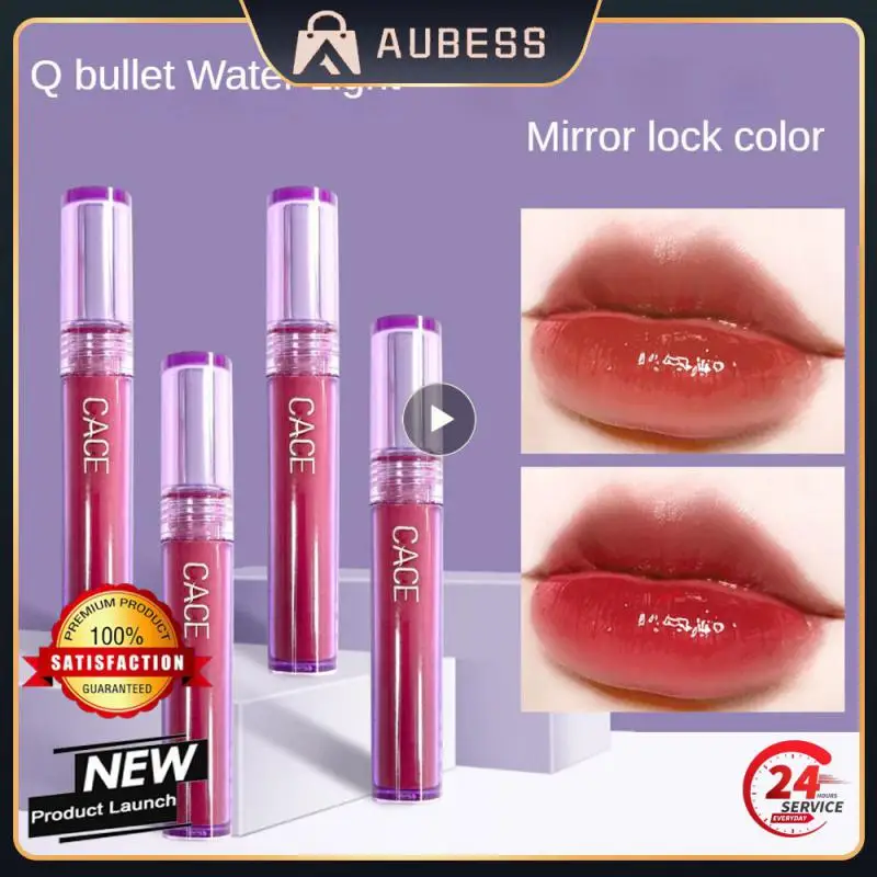 

Light Watery Lip Glaze 6 Colors Moisturizing Lipstick Liquid Lipstick Cherry Lipgloss Cosmetics Mirror Water Lip Gloss