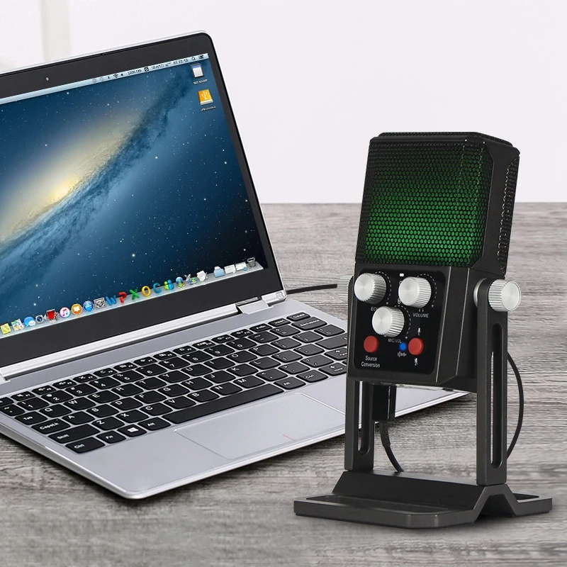 

Multi-Point Condenser Microphones, Recording K Song Games, Live Broadcast Equipment, Desktop USB Microphones