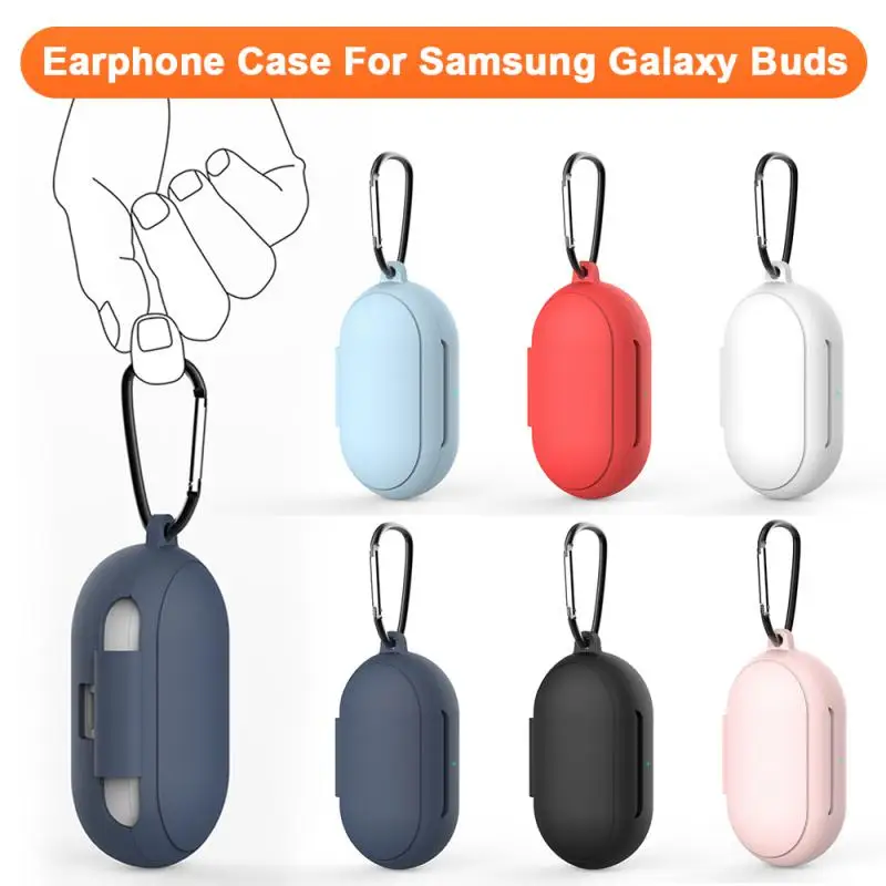 

Чехол для наушников с Bluetooth для Samsung Galaxy Buds, защитный чехол с защитой от падения, силиконовый защитный чехол, зарядная коробка для наушников